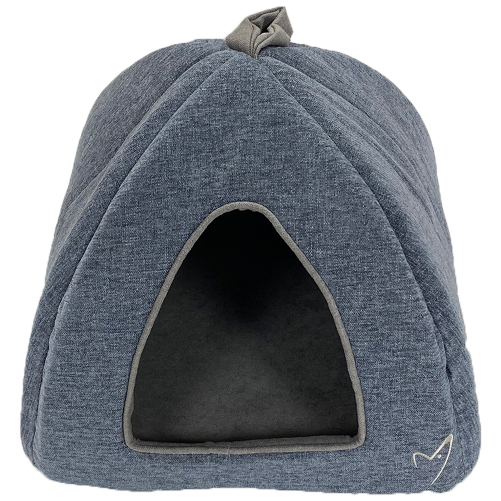 Gor Pets Camden Cosy Washable Cat Pyramid Bed - Green