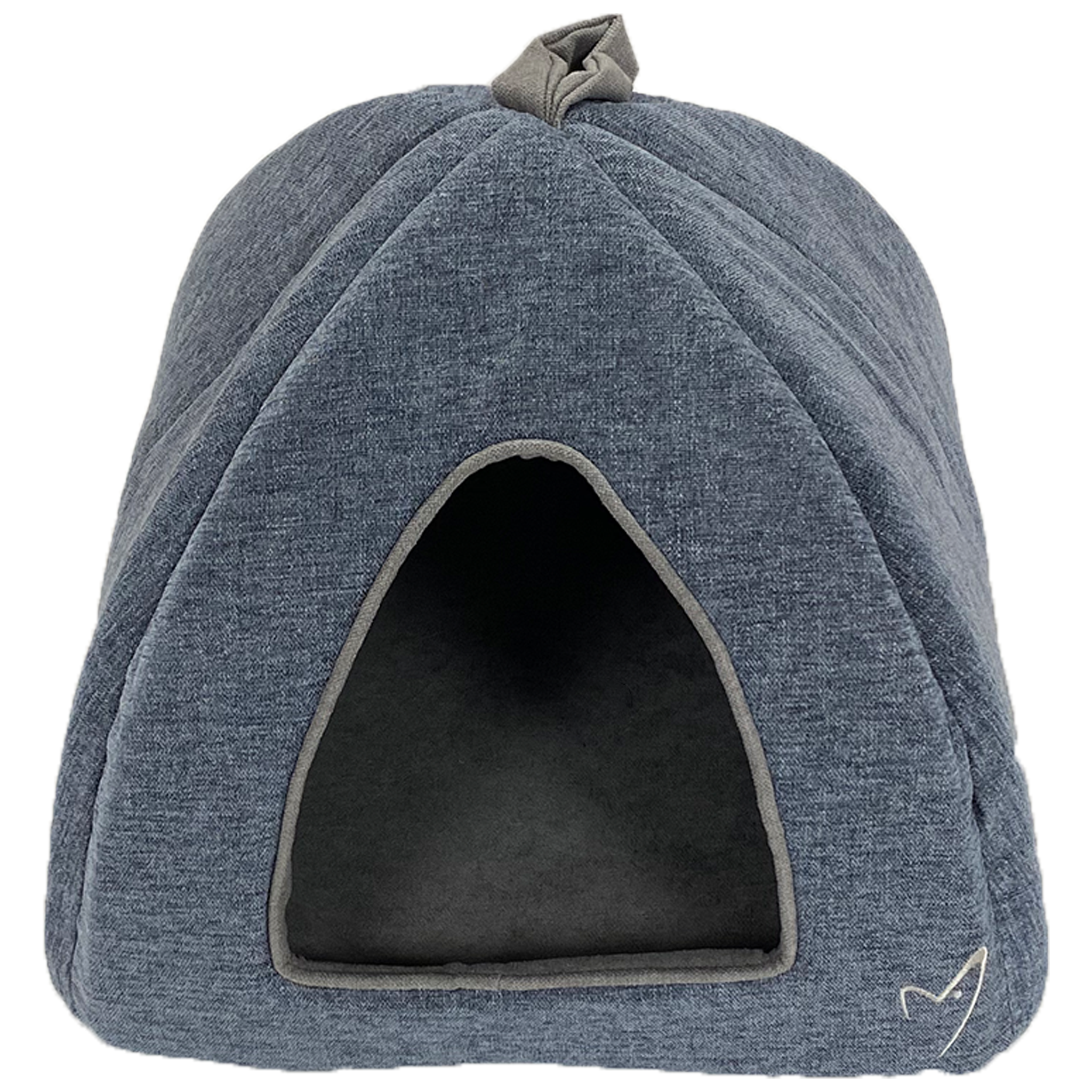 Gor Pets Camden Cosy Washable Cat Pyramid Bed - Blue
