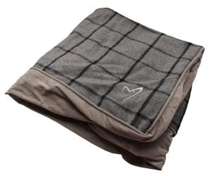 Gor Pets Camden Replacement Sleeper Bed Cover - Medium Grey Check
