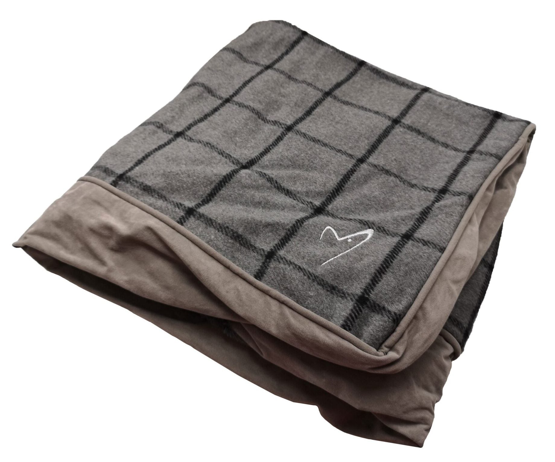 Gor Pets Camden Replacement Sleeper Bed Cover - Medium Grey Check
