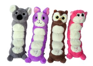 Gor Pets Daddy Tums Plush Pet Toy 54cm - Lilac/Grey/Pink/Brown