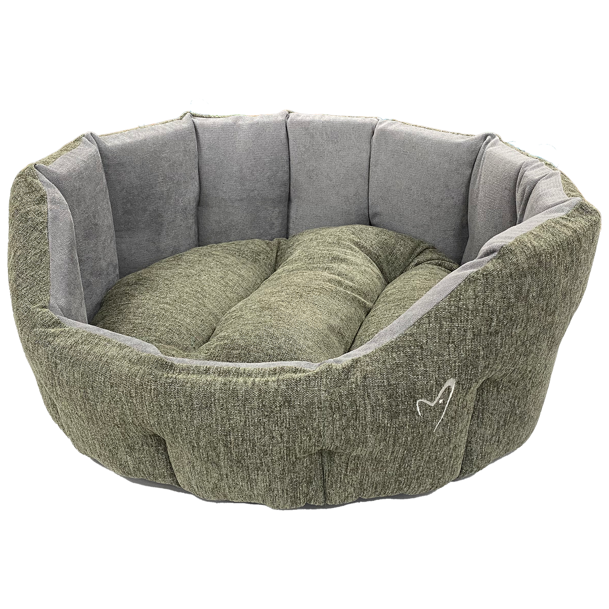 Gor Pets Camden Deep Fill Washable Dog Bed - Small 56cm Green