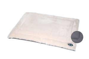 Gor Pets Nordic Soft Fleece Non-Slip Dog Crate Mat - Large Grey (61x91cm)