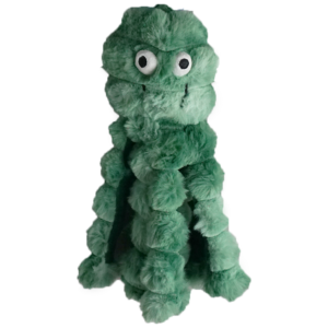 Gor Pets Reef Bobble Baby Octopus Plush Pet Toy 25cm - Green