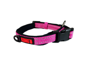 KONG Adjustable Dog Collar Large - Fuchsia