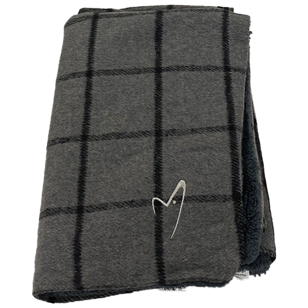 Gor Pets Camden Replacement Comfy Cushion Cover - Large Grey Check