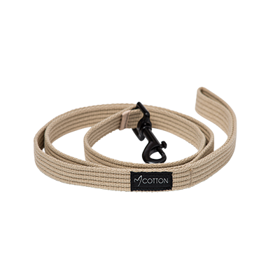 Gor Pets Cotton Dog Leash 140cm - Medium 2cm Beige