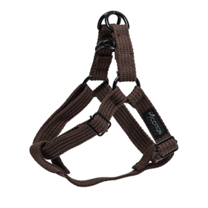 Gor Pets Cotton Dog Harness - Small 1.5cm Brown