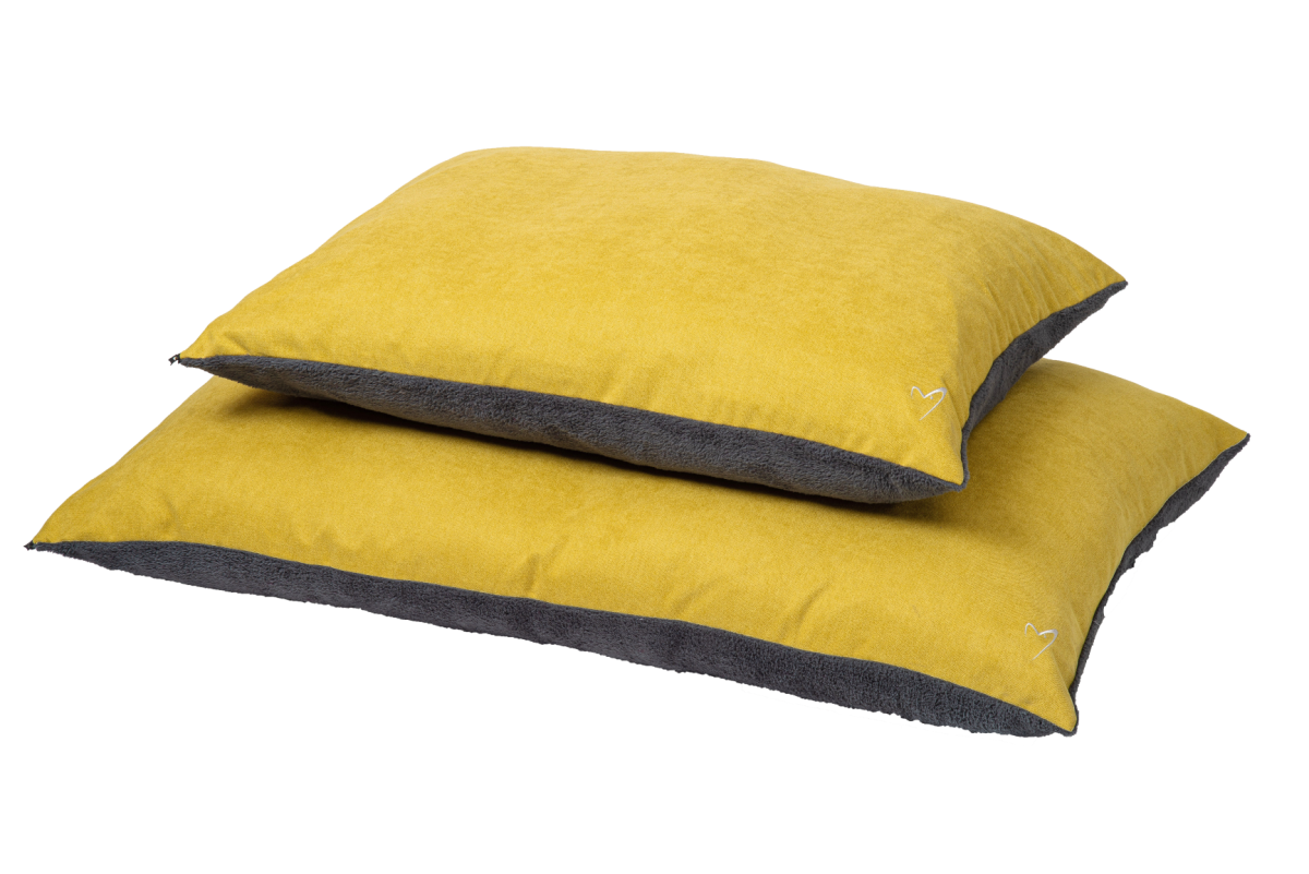 Gor Pets Camden Washable Comfy Pet Cushion - Medium Mustard