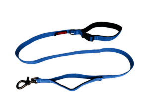 KONG Traffic Reflective Durable Dog Leash - Medium Blue