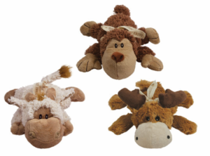 KONG Cozies Naturals Plush Dog Toy Small 15cm