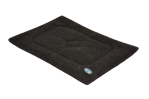 Gor Pets Soft Washable Dog Crate Mat - Medium Black (53x76cm)