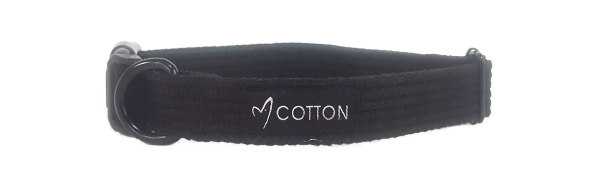 Gor Pets Cotton Dog Collar - Small 1.5cm Brown