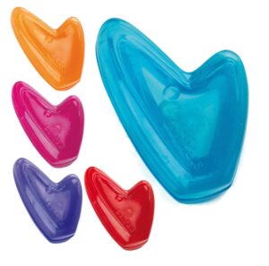 Gor Pets Flex Gizmo Durable Squeaky TPR Dog Chew Toy with Treat Groove - 13cm (Blue/Red/Pink/Orange/Purple)