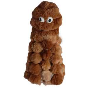Gor Pets Reef Bobble Baby Octopus Plush Pet Toy 25cm - Brown