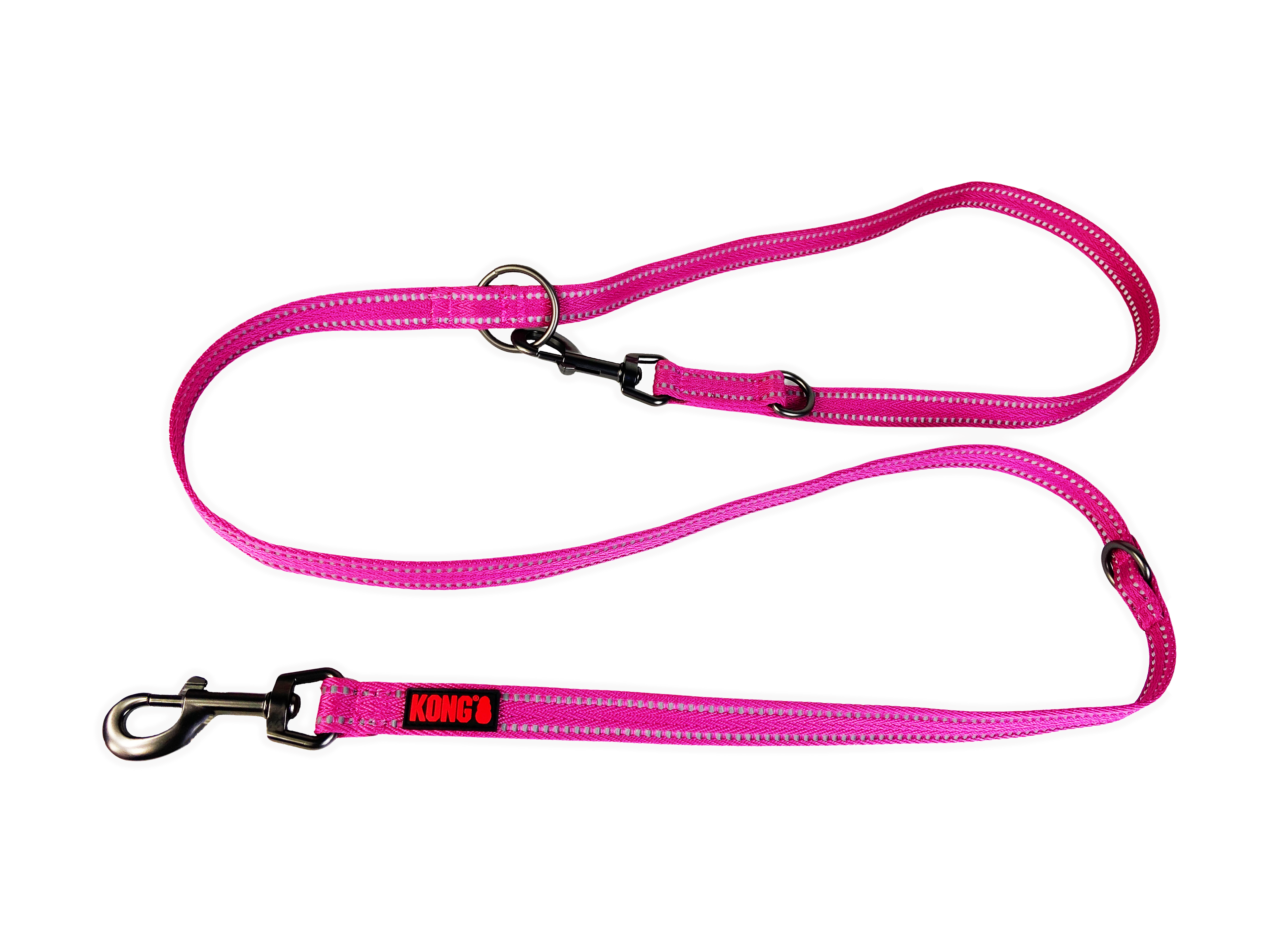 KONG Rope Adjustable Durable Dog Leash - Large Grey