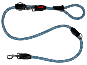KONG Rope Adjustable Durable Dog Leash - Medium Blue