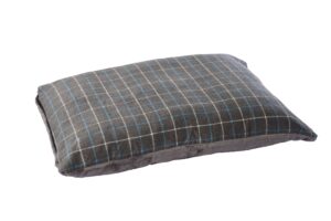 Gor Pets Premium Comfy Orthopaedic Machine Washable Dog Cushion - Large Grey Check
