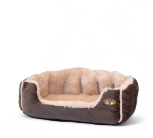 Gor Pets Nordic Snuggle Soft Fleece Machine Washable Dog Bed - 24" Brown