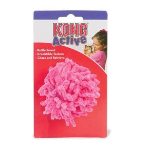 KONG Moppy Ball Interactive Cat Toy 8cm - Blue/Pink/Green