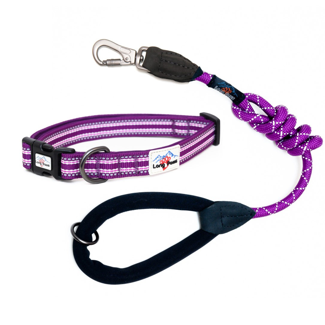 Long Paws, Comfort Rope Lead & Collar Set
