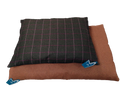 Tweed Comfy Cushion Large Brown