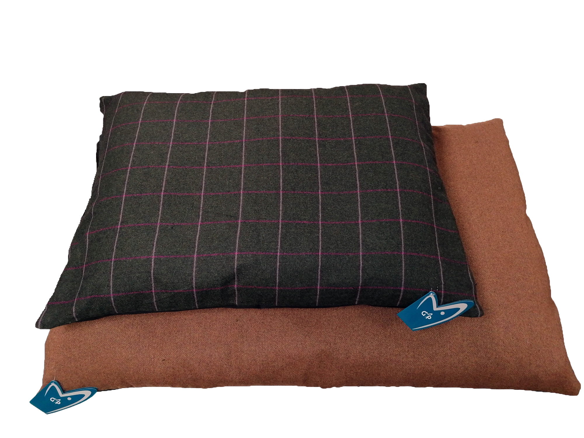 Tweed Comfy Cushion Large Brown