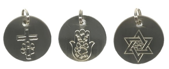 Long Paws, Cultural / Religious Dog Tags (30mm)