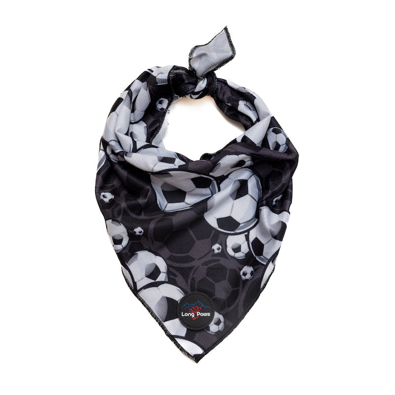 Long Paws, Funk The Dog Bandana | B&W Footballs