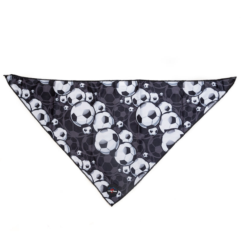 Long Paws, Funk The Dog Bandana | B&W Footballs