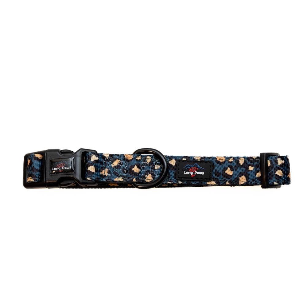 Long Paws, Funk the Dog Collar | Leopard Green & Gold