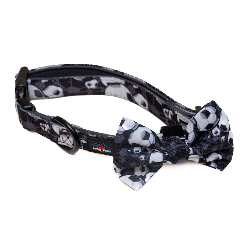 Long Paws, Funk The Dog Bow Tie | B&W Footballs