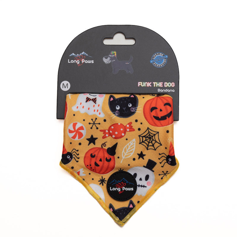 Long Paws, Funk The Dog Bandana | Halloween | Pumpkins, Ghouls, Cats & Critters