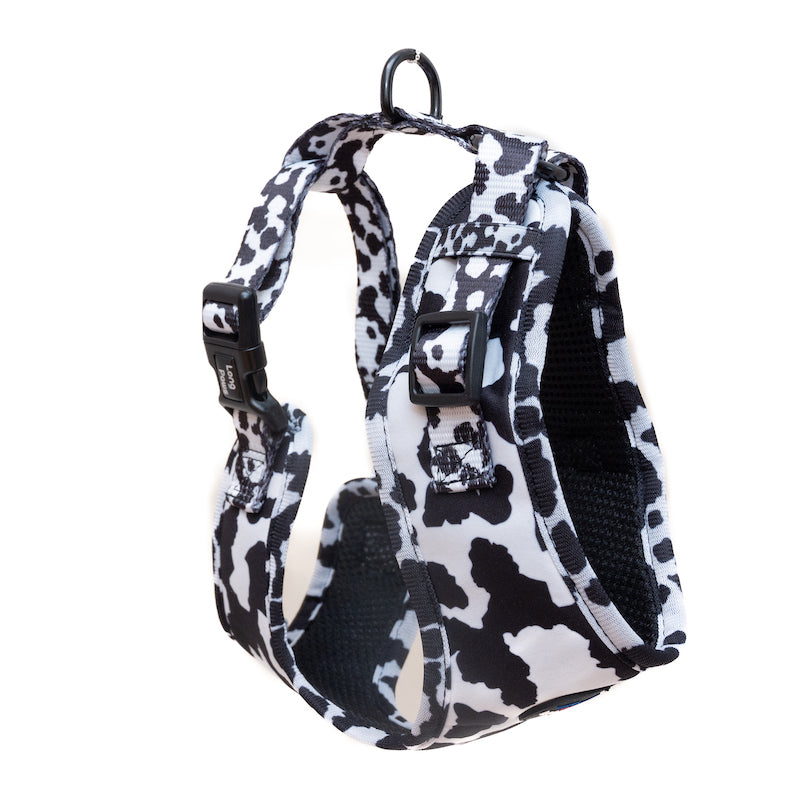 Long Paws, Funk The Dog Harness | Cow Print