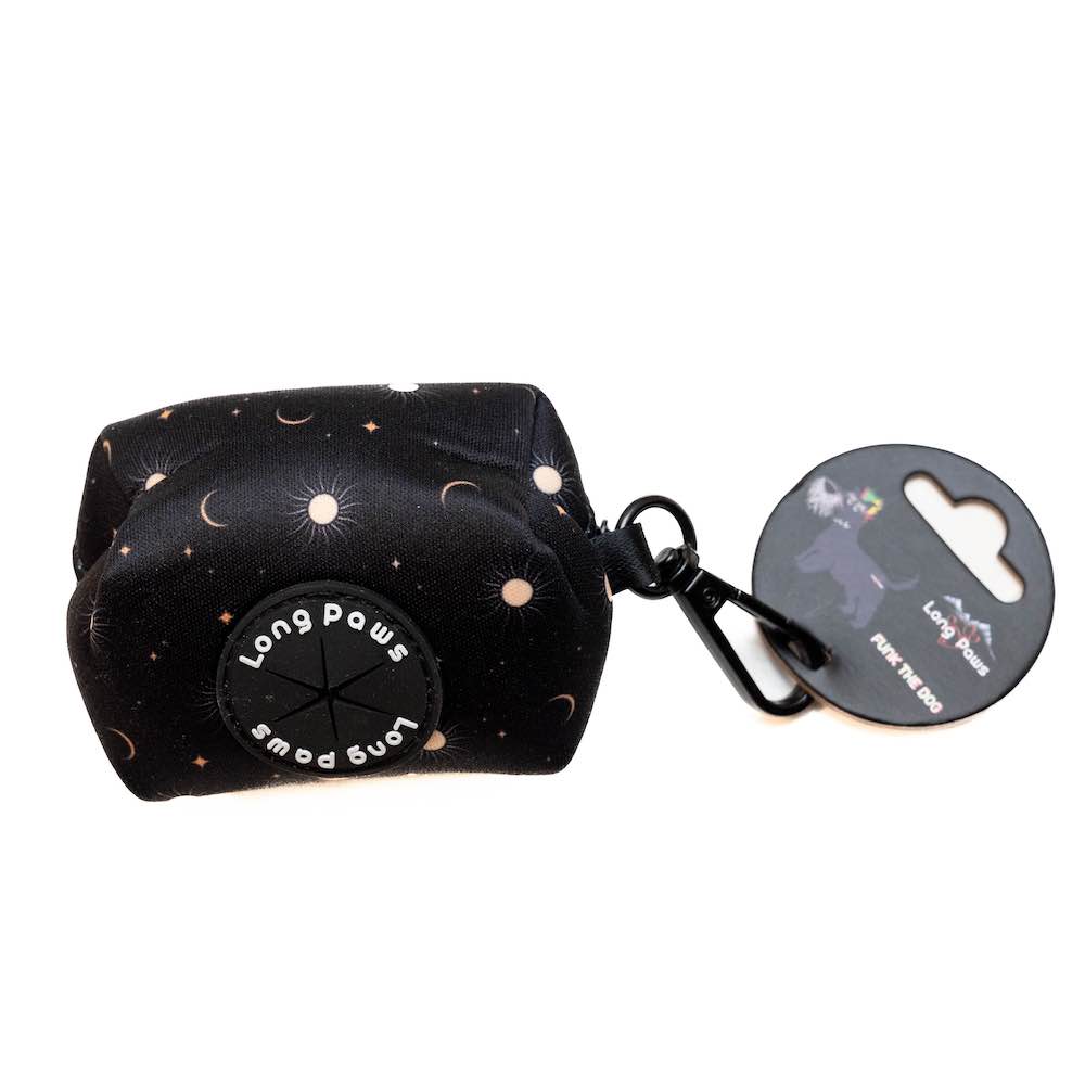 Long Paws, Funk the Dog Poo Bag Pouch | Night Sky