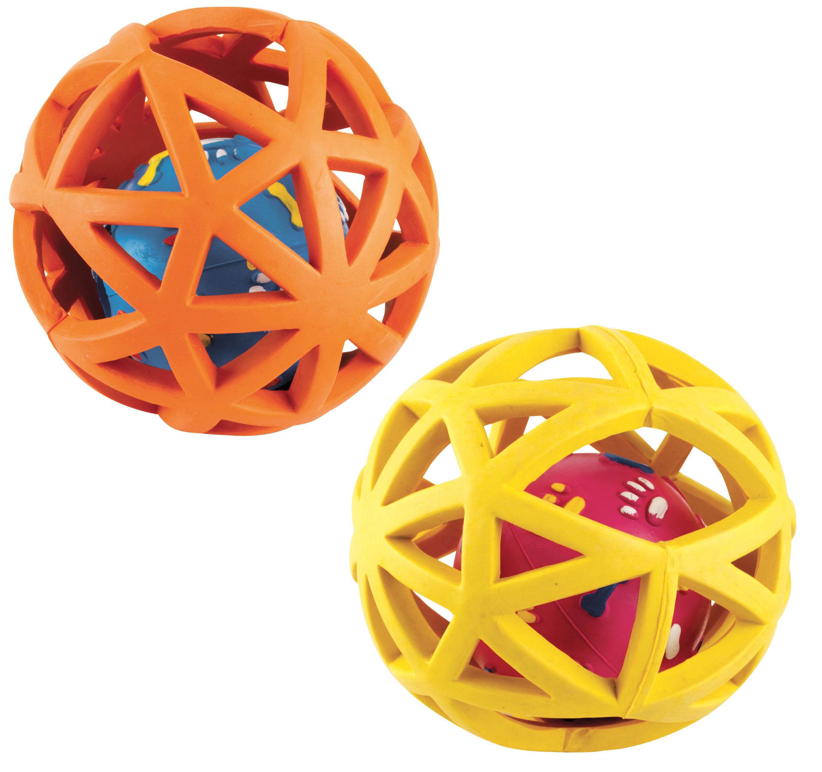 Gor Rubber Extreme Giggler (16cm) Orange/Yellow