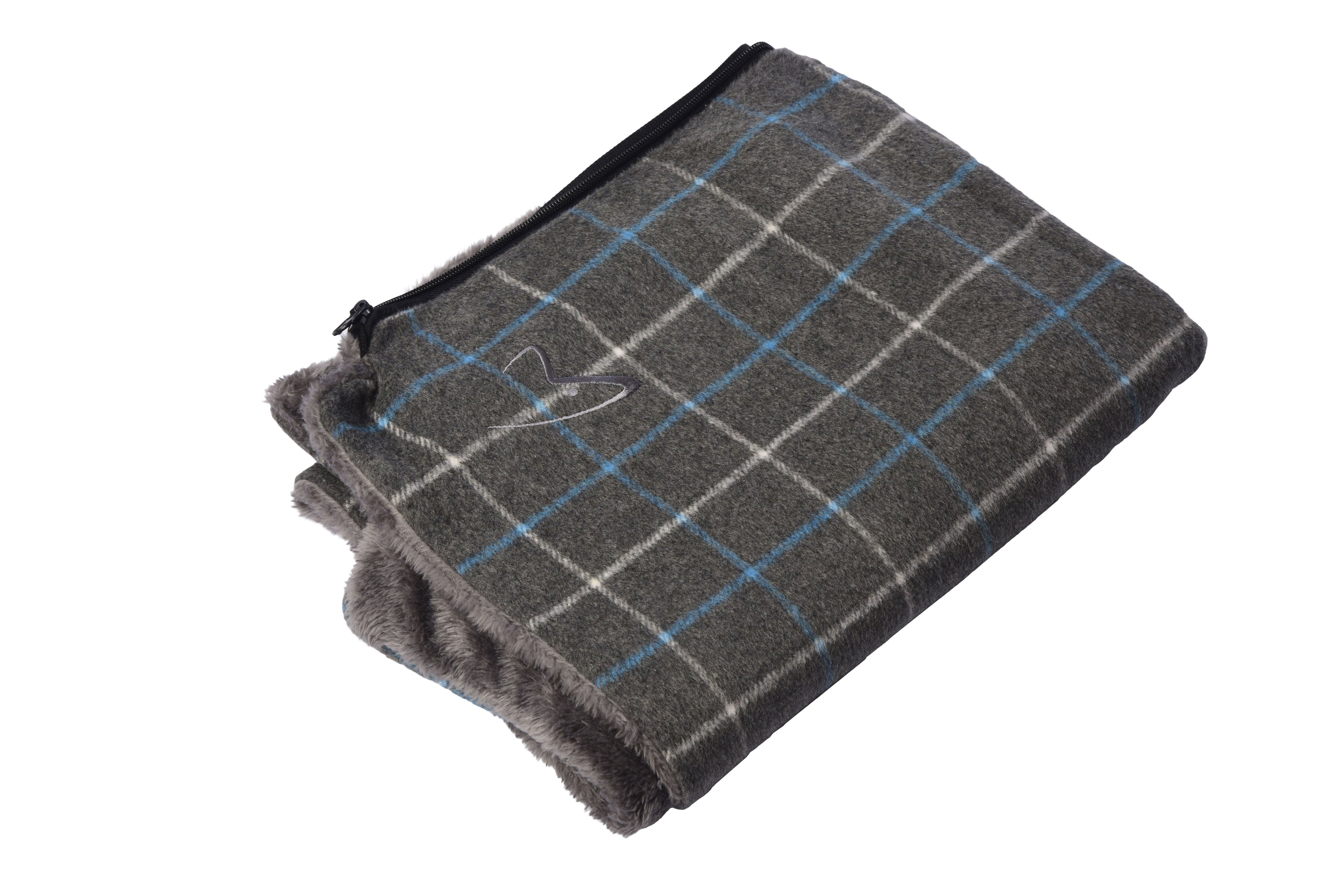 Premium Comfy Cushion Cover Grey Check