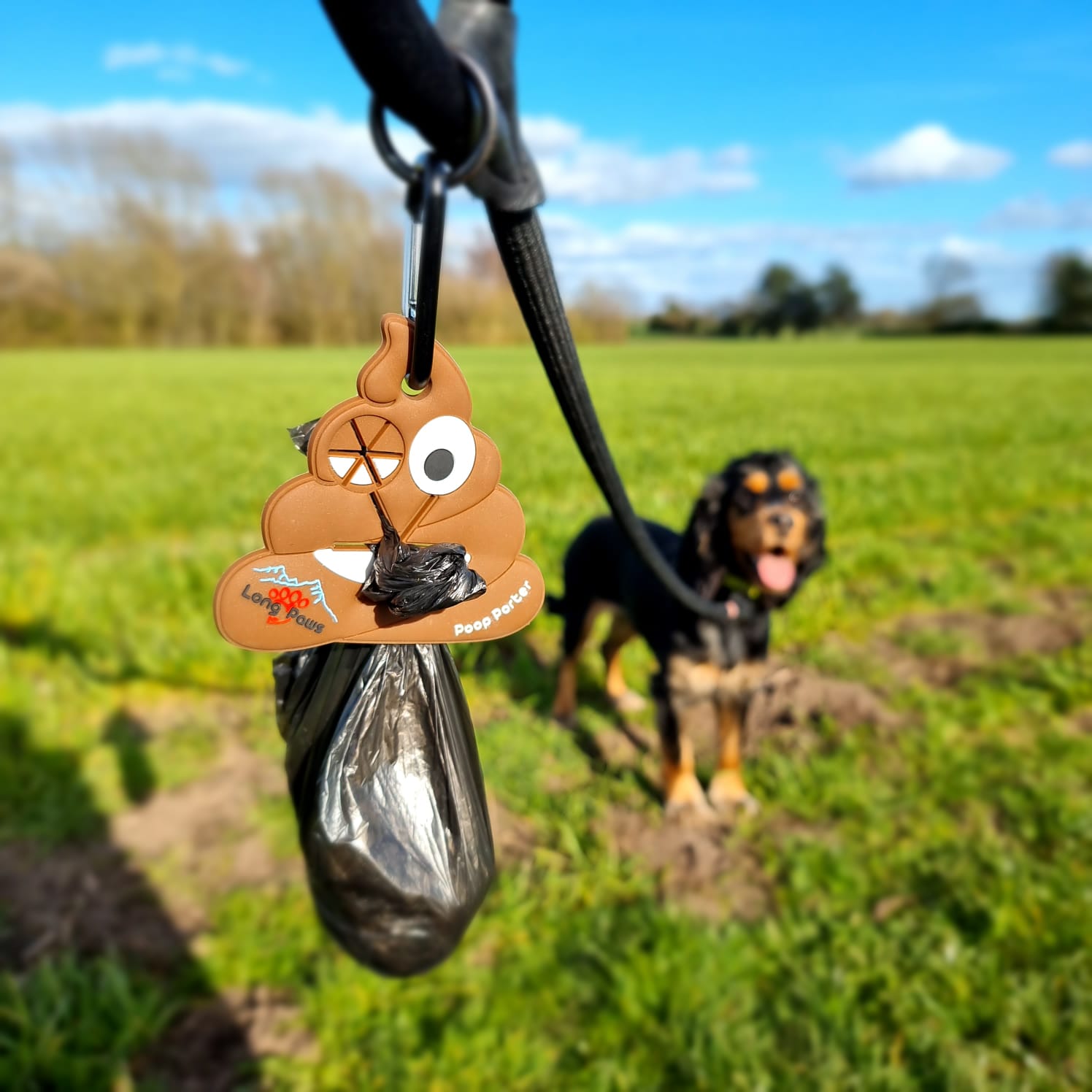 Long Paws, Poop Porter | Used Poo Bag Holder