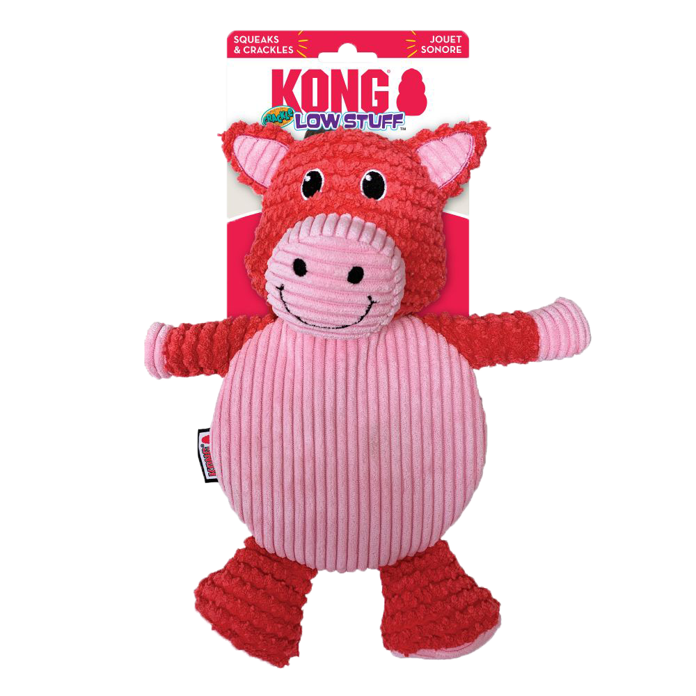 KONG Low Stuff Crackle Tummiez Pig Lg