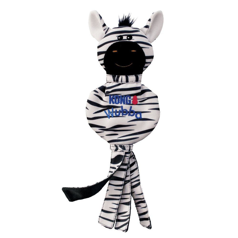KONG Wubba No Stuff Zebra Large