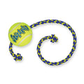 KONG Air Squeaker Tennis Ball w/rope Medium