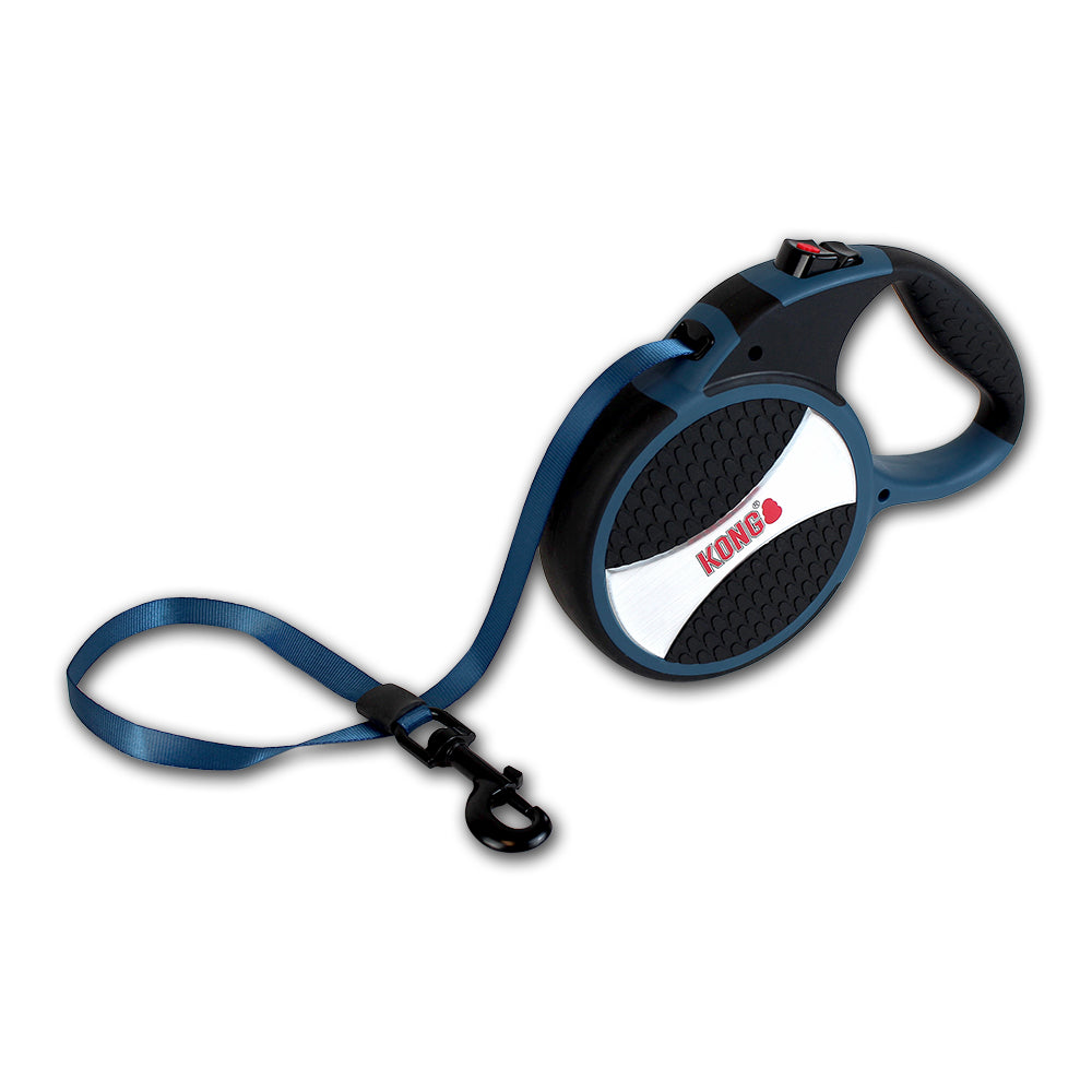 KONG Retractable Leash Explore Large Blue