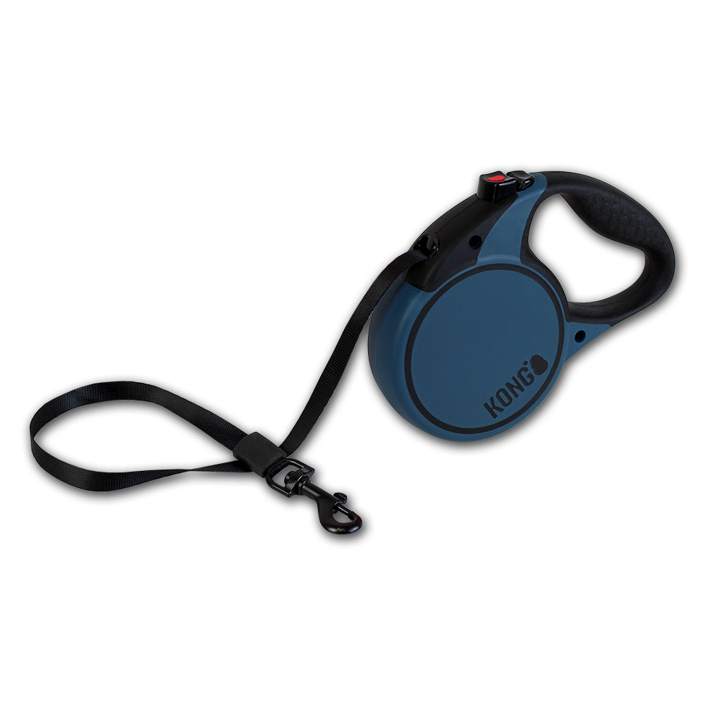 KONG Retractable Leash Terrain Medium Blue