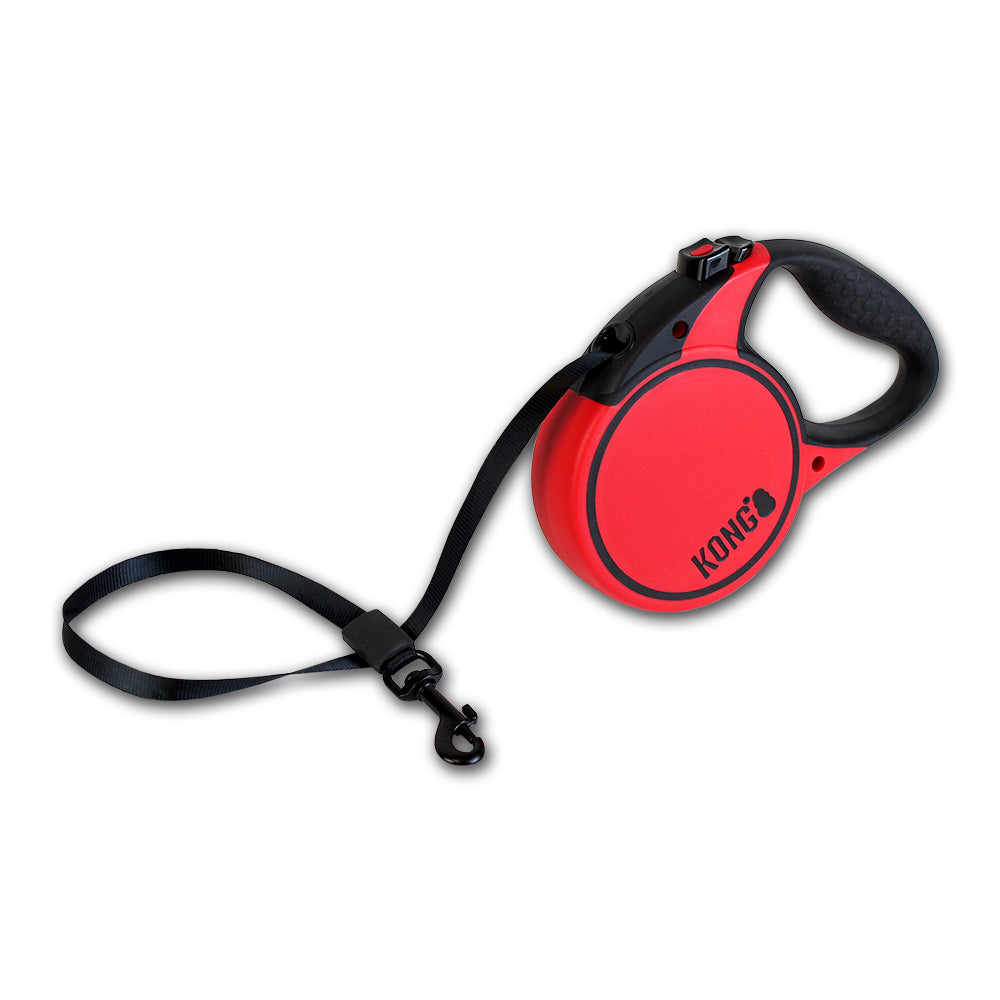 KONG Retractable Leash Terrain XSmall Red