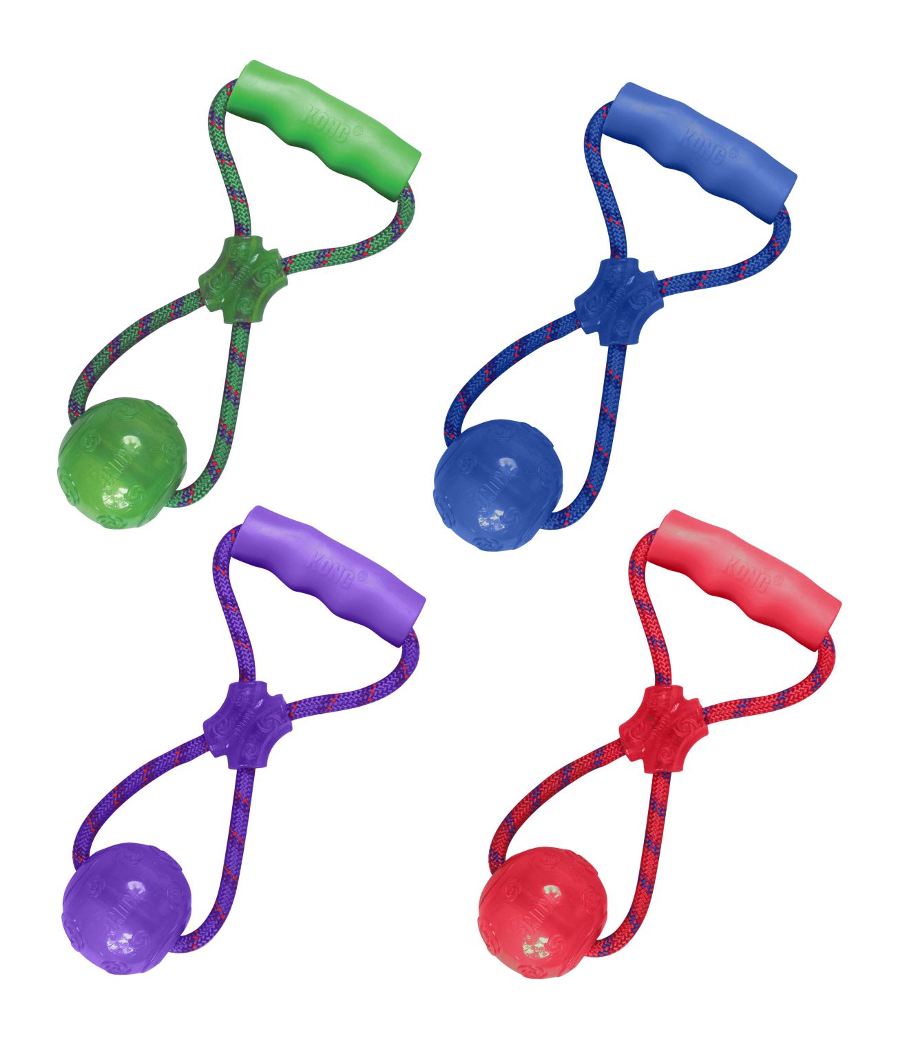 KONG Squeezz Ball w/Handle Medium (25cm)
