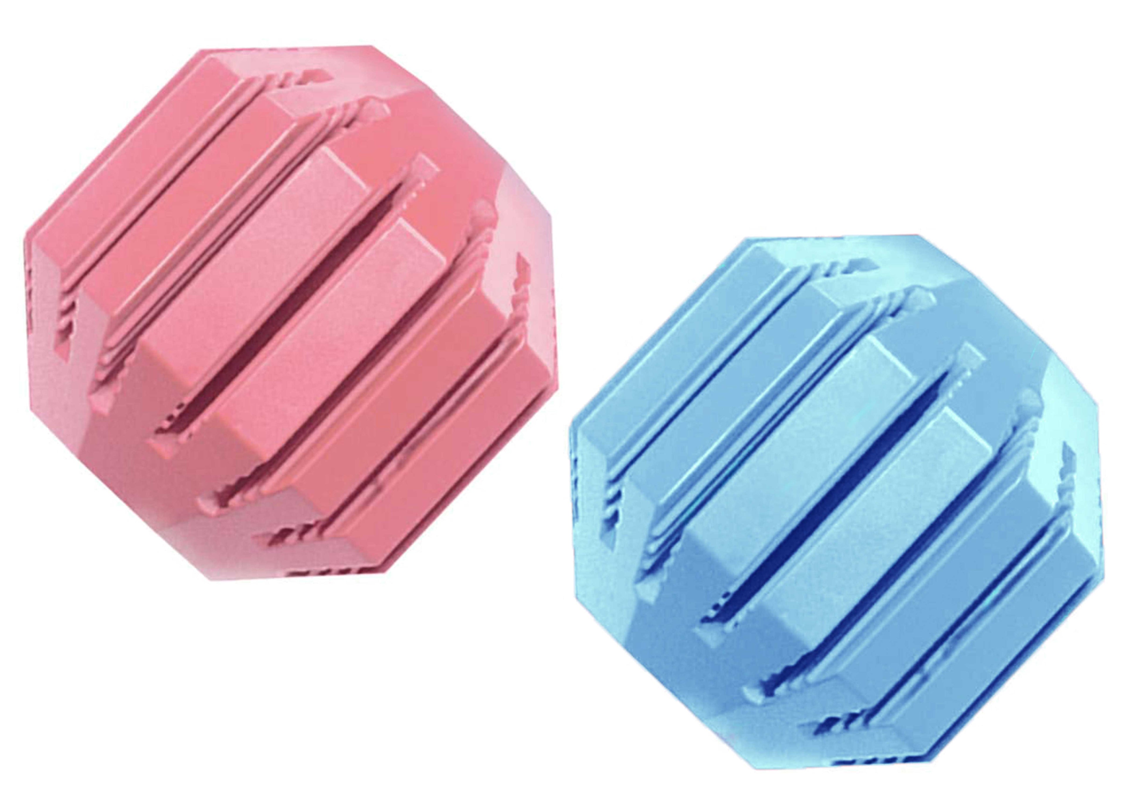 KONG Puppy Activity Ball Medium (7cm) Blue/Pink