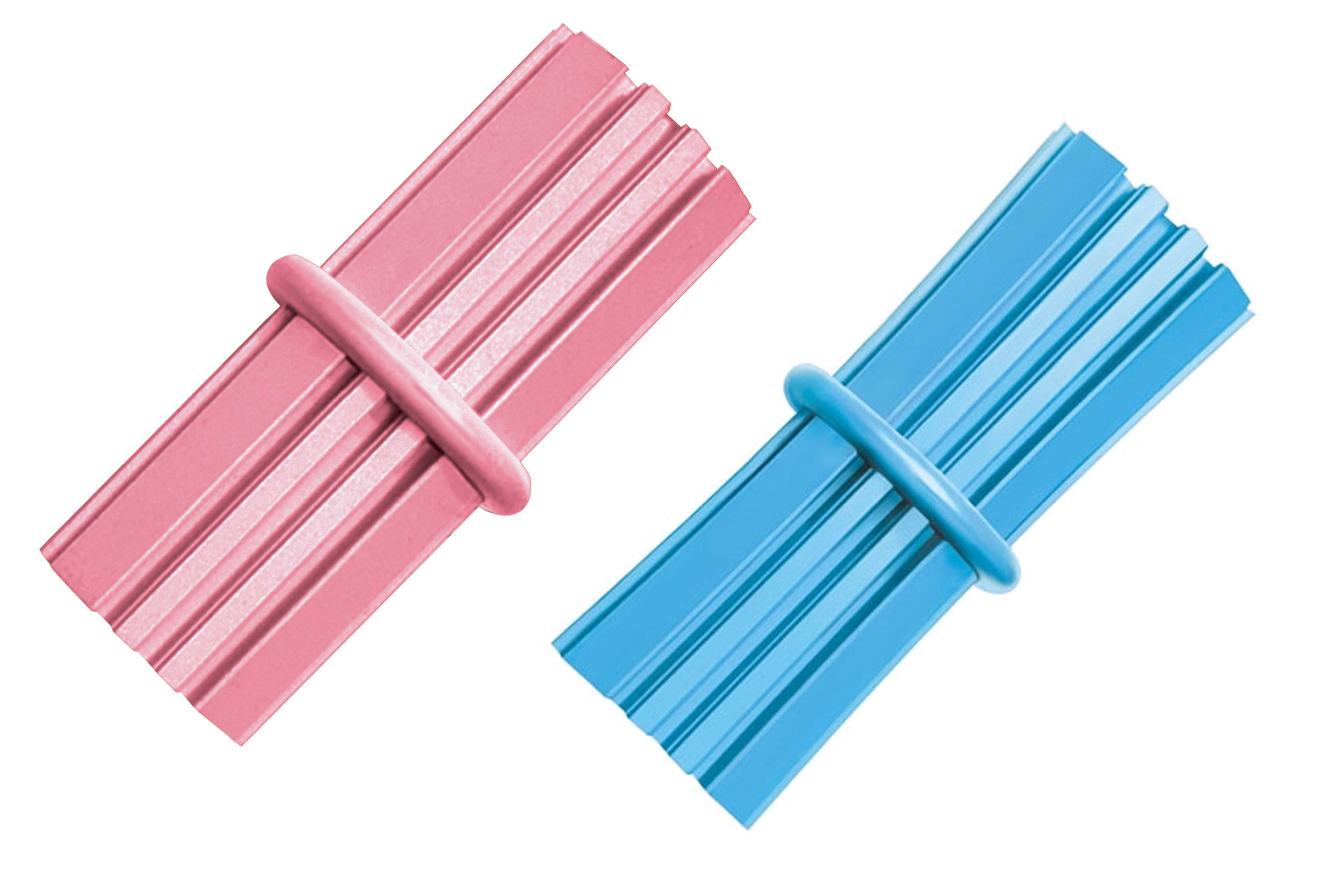 KONG Puppy Teething Stick Medium (9cm) Blue/Pink