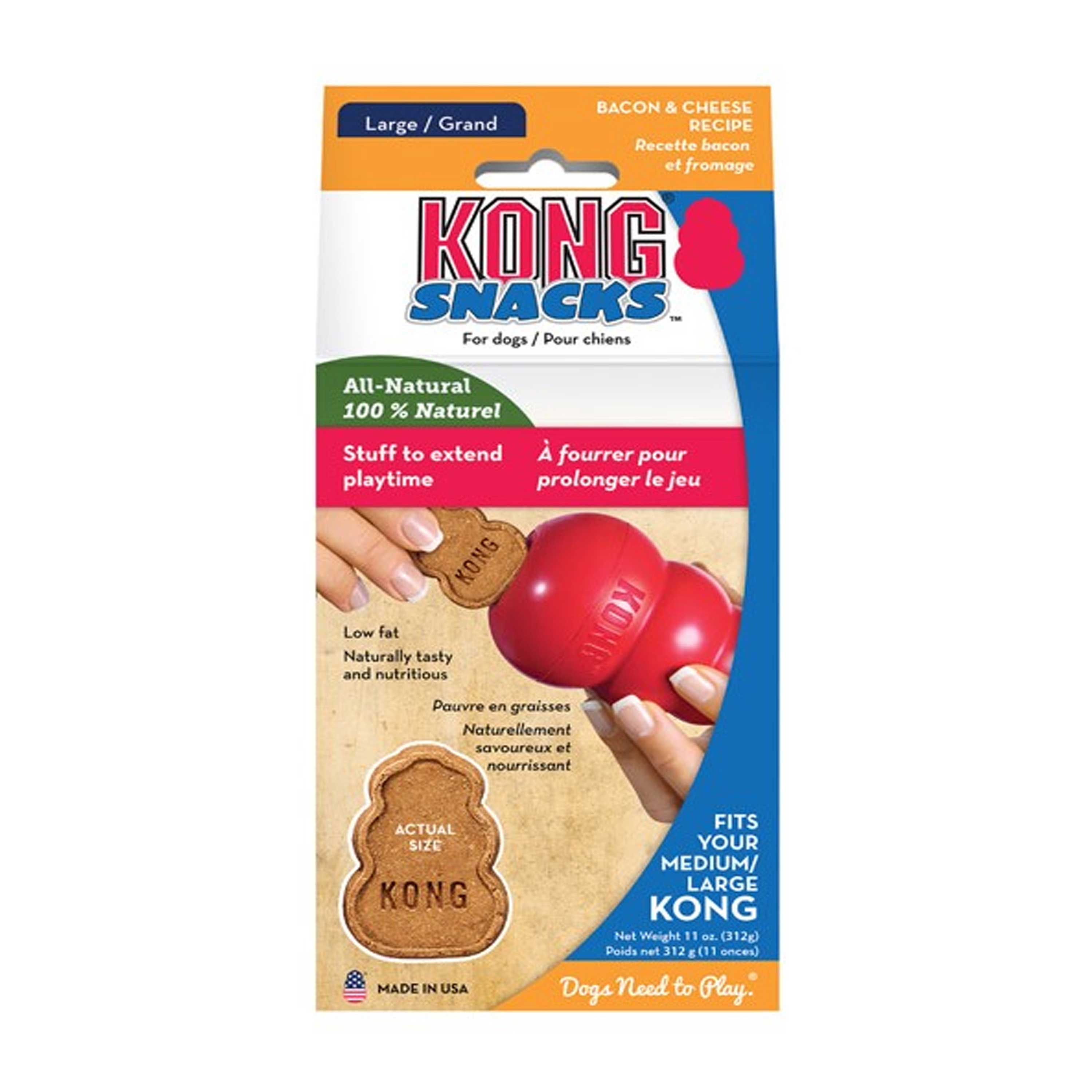 KONG Snacks Bacon & Cheese Large 300g