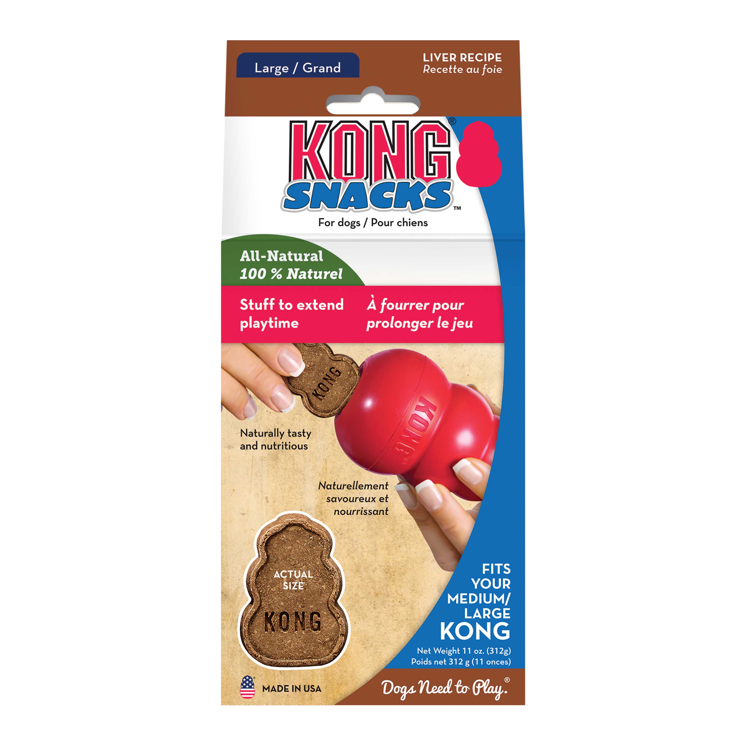 KONG Snacks Liver Large 300g