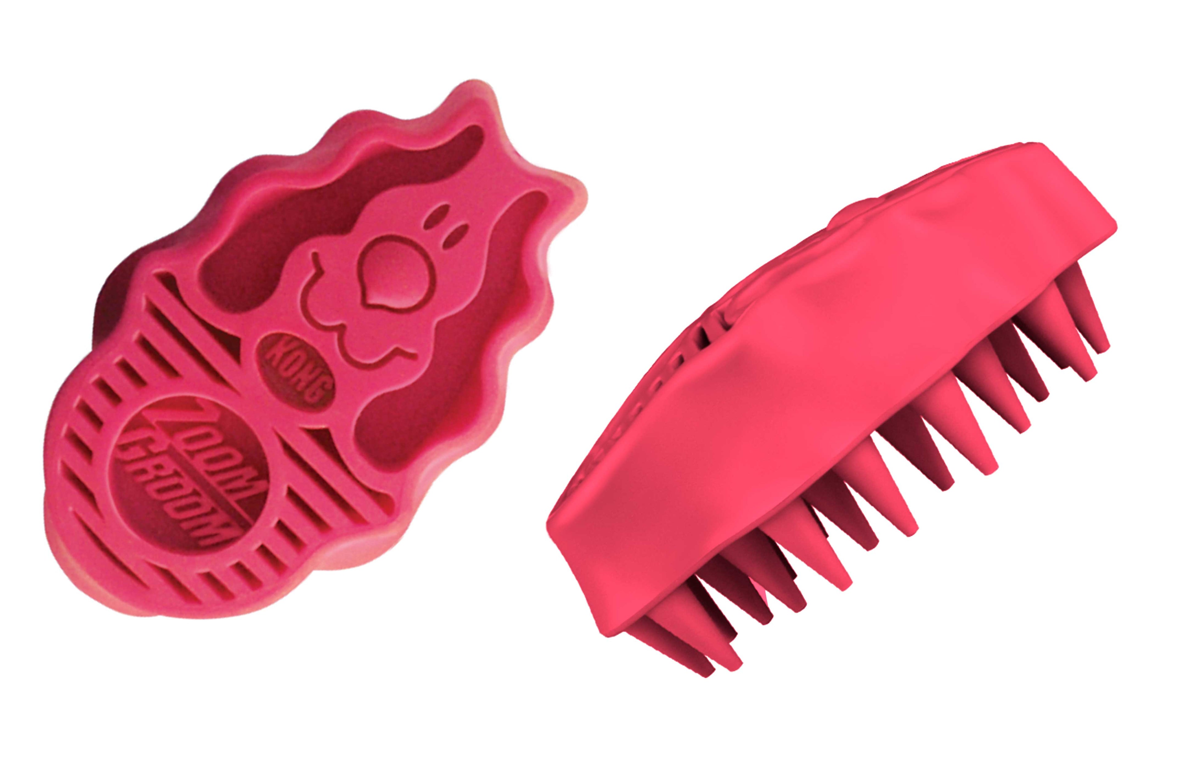 KONG ZoomGroom Raspberry Pink